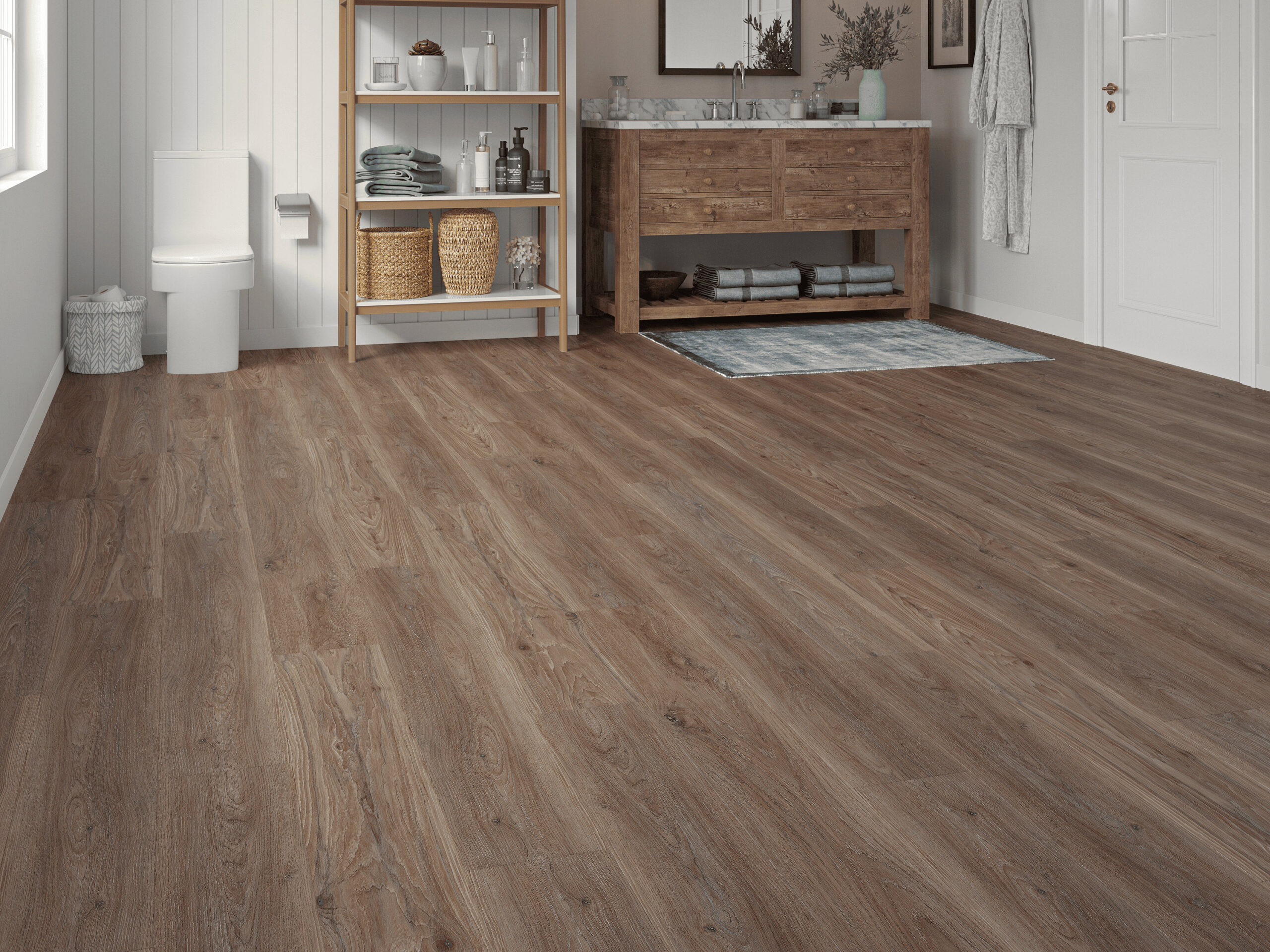 Antique Brown Oak 6.5mm Click LVT